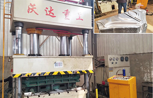 500噸電動(dong)三輪車擋(dang)風闆沖壓(ya)成型液壓(ya)機視頻